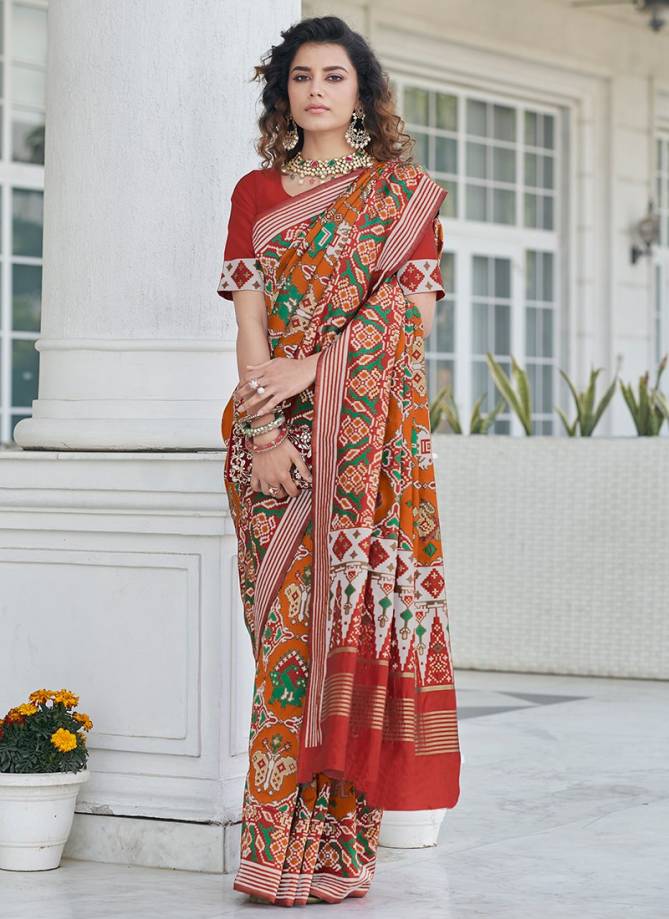 Patola Vol 7 Shubhvastra New Latest Printed Wedding Wear Patola Silk Saree Collection